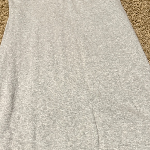 XOXO Light Gray Ruffle Button Top - Picture 5 of 6